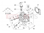 gilera 2008 Runner 200 ST 4T Head unit - Valve