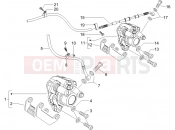 gilera 2010 Runner 200 ST 4T Brakes pipes - Calipers