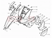 gilera 2010 Runner 200 ST 4T Front shield