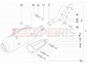 gilera 2010 Runner 200 ST 4T kipufogó