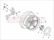 gilera 2011 Runner 200 ST 4T Rear wheel