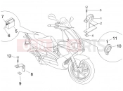 kezelőszervek - akkumulátor - Gilera Runner 125 VX 4T 2005