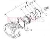 gilera 2006 Runner 125 VX 4T Cylinder-piston-wrist pin unit