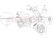 gilera 2006 Runner 125 VX 4T Plates - Emblems
