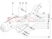 gilera 2006 Runner 125 VX 4T Silencer