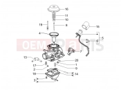 gilera 2007 Runner 125 VX 4T Carburetor's components