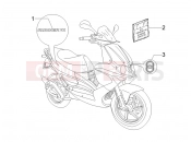 gilera 2005 Runner 125 Race VX 4T Plates - Emblems