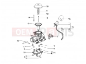 gilera 2007 Runner 125 VX 4T Serie Speciale Carburetor's components