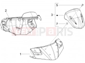 gilera 2007 Runner 125 VX 4T Serie Speciale Handlebars coverages