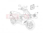gilera 2007 Runner 125 VX 4T Serie Speciale Plates - Emblems