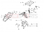 gilera 2007 Runner 125 VX 4T Serie Speciale Rear cover - Splash guard