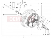 gilera 2005 Runner 200 VXR 4T Front wheel