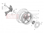 gilera 2005 Runner 200 VXR 4T (ZAPM464) Rear wheel