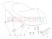 gilera 2006 Runner 200 VXR 4T (ZAPM464) Saddle/seats