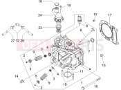 Head unit - Valve - Gilera Runner 200 Race VXR 4T 2006