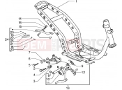 gilera Stalker 50 Chassis-Central stand
