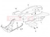 gilera 2006 Stalker 50 Side cover - Spoiler