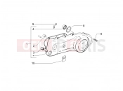 gilera 2007 Stalker 50 Crankcase cover - Crankcase cooling