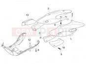 gilera 2007 Stalker 50 Side cover - Spoiler