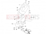 gilera 2008 Stalker 50 Front shield