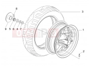 gilera 2008 Stalker 50 Rear wheel