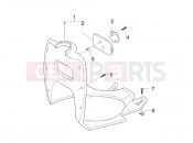 gilera 2009 Stalker 50 Front glove-box - Knee-guard panel