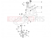 gilera 2010 Stalker 50 Benzin tank