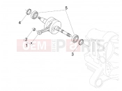 Crankshaft - Gilera Stalker 50 Naked 2010