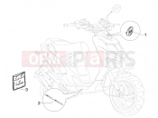 Plates - Emblems - Gilera Stalker 50 Naked 2010