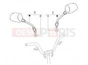 gilera 2007 Stalker 50 Special Edition Driving mirror/s