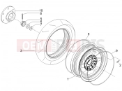 gilera 2007 Storm 50 Rear wheel