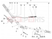 gilera 2009 Storm 50 Handlebars - Master cil.
