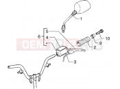 GILERA Runner VX Handlebars component parts