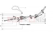 GILERA Runner VX Handlebars component parts
