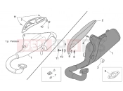 APRILIA SCARABEO 2003 Scarabeo 50 Ditech FRAME » Exhaust pipe