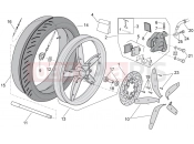APRILIA SCARABEO 2003 Scarabeo 50 Ditech FRAME » Front wheel