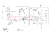 APRILIA SCARABEO 2003 Scarabeo 50 Ditech FRAME » Lock hardware kit