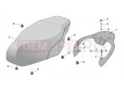 APRILIA SCARABEO 2003 Scarabeo 50 Ditech FRAME » Seat - Carrier