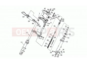 Front fork - Motoguzzi Strada 750 1994