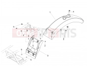 Rear mudguard - Motoguzzi V7 III Limited 750 ABS 2018