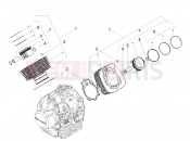 Cylinder - Piston - Motoguzzi V7 III Rough 750 ABS (USA) 2019