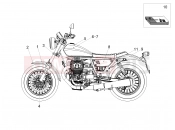 Decal - Motoguzzi V9 Bobber 850 ABS 2017