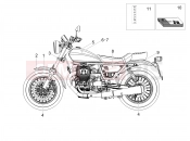 MOTOGUZZI V9 Bobber 850 ABS Decal