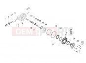 Rear transmission / Components - Motoguzzi V9 Roamer 850 ABS 2016