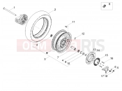 MOTOGUZZI V9 Roamer 850 ABS Rear wheel