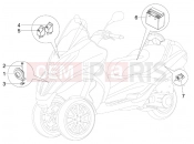 PIAGGIO MP3 125 ie 2008-2011 (EMEA) Remote control switches - Battery - Horn