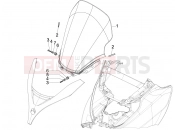 PIAGGIO MP3 125 ie 2008-2011 (EMEA) Windshield - Glass
