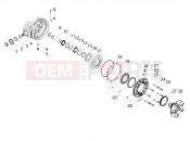 MOTOGUZZI V 85 TT e4 ABS 2019 (EMEA) Rear transmission / Components
