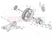hátsó kerék - Motoguzzi V 85 TT e4 ABS 2019 (EMEA)
