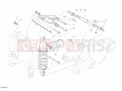 DUCATI Superbike 1098 REAR SHOCK ABSORBER » SWING ARM